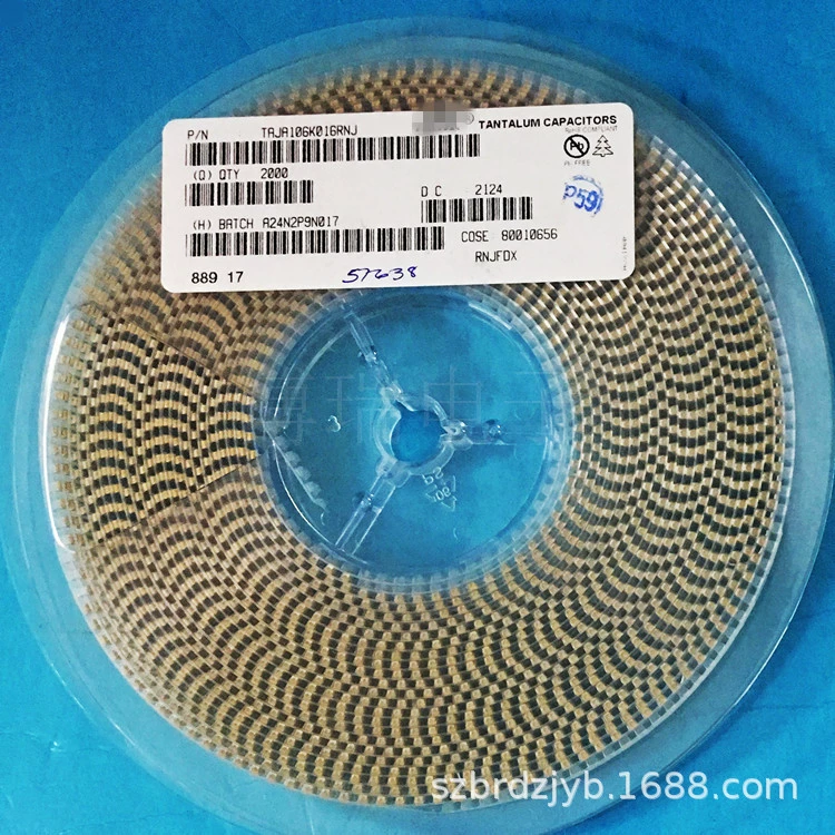 [Distribution] Patch t Capacitors TAJA106K010RNJ 10V10UF A Type Welcome to Gu Gui