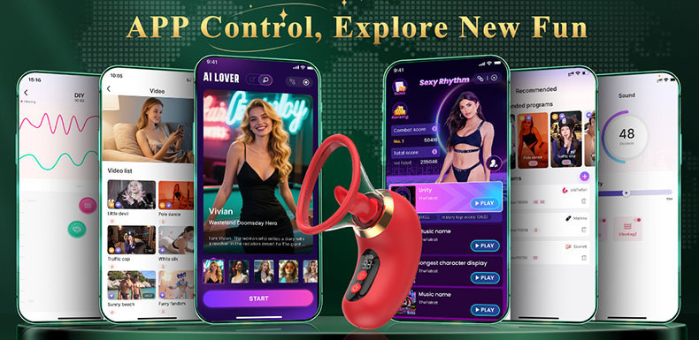 Vibrateur à succion 5 en 1 pour femme jouet sexuel rose puissant_voghion.com