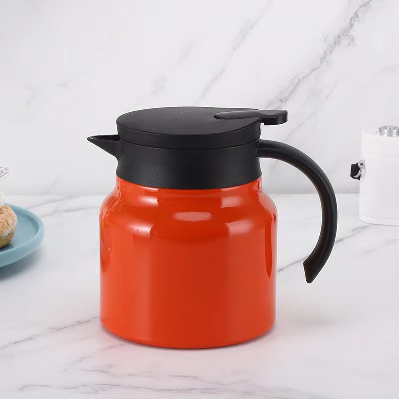 Tetera de acero inoxidable 316 - Gran capacidad, para té y estofados, diseño antiguo con aislamiento