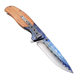 Foreign trade knife wooden handle fruit knife multi-purpose outdoor knife military knife self-defense tool generation hand-made folding knife