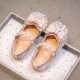 Girls' Shoes Children's Princess Shoes 2024 New Baby Spring and Autumn Crystal Leather Shoes Rhinestone Shiny Shoes