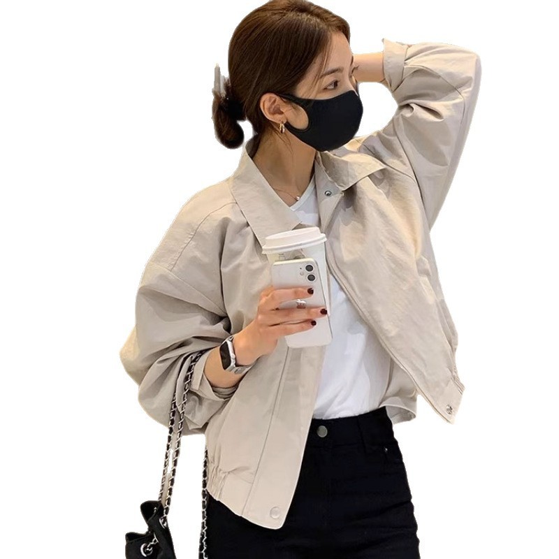 小个子风衣薄外套女春秋季新款韩版显瘦夹克工装外穿休闲女士外衣|undefined