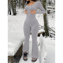 F 10545 Square Neck Hip Jumpsuit �������������羳����