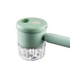 Wireless Electric Vegetable Chopper, Handheld Garlic Press, Slicing Machine for Kitchen Home Use