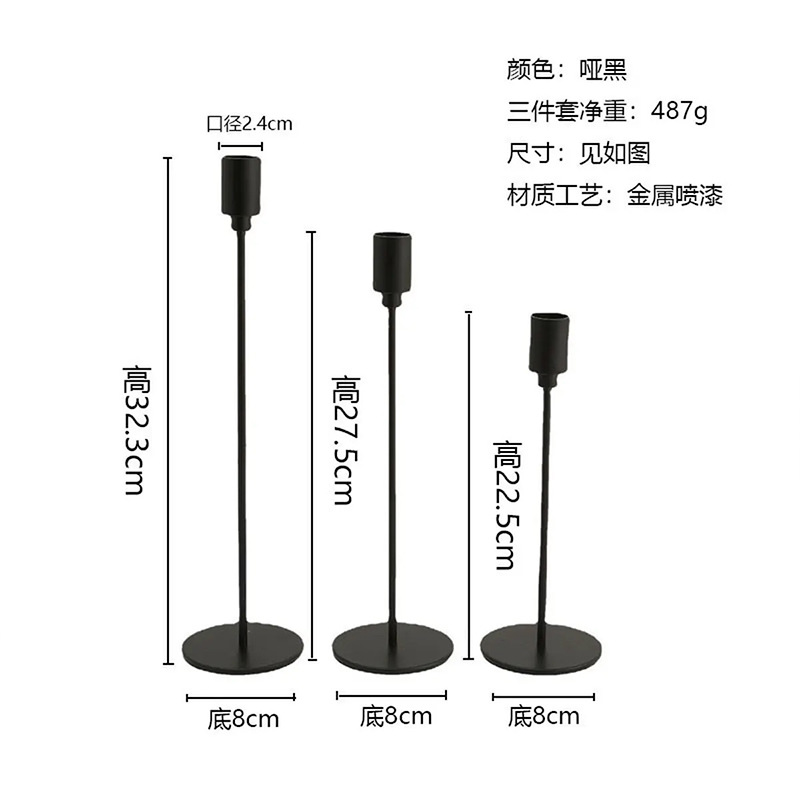 Transfronterizo amazonas candelabros metal forjado mayorista candelabros adornos de casa sala de estar artesanías boda estilo europeo