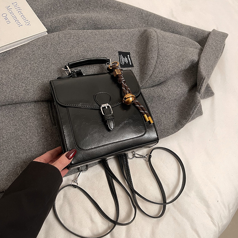 Nicho de diseño de alta sensación de moda mochila pequeña mochila para mujeres 2024 nuevo estilo universitario bolso pequeño