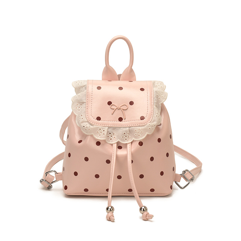 Hermosa mochila de arco para niñas, mochila de encaje de estilo extranjero, mochila para niños y niñas, 2026 nueva mochila para niños