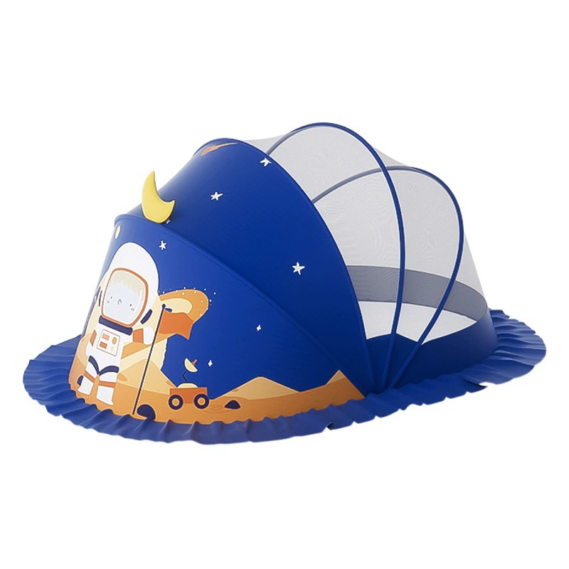 Мультфильм Детская Москитная Сетка Детская Маленькая Кровать Полное Покрытие Юрта Детская Складная Универсальная Младенческая Москитная Крышка