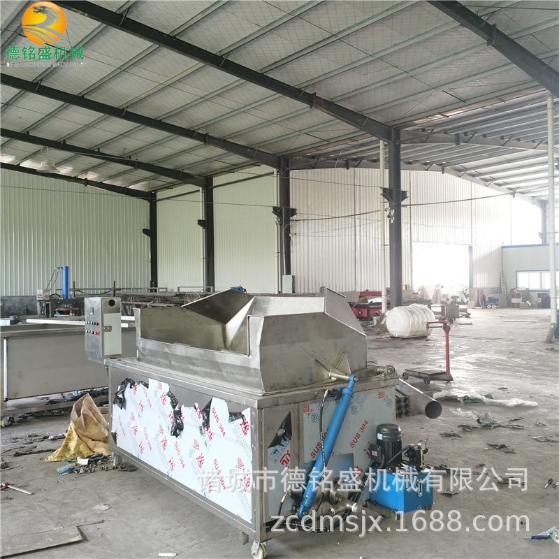 圆弧形搅拌齿的动物油脂炼油机械 不锈钢鸡鸭鹅炼油锅 液压式出料