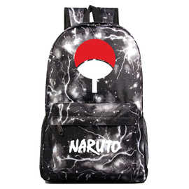 卡通日漫火影星空印花简约青少年学生书包男女休闲旅行双肩背包