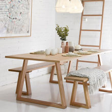 桌子客厅北欧实木餐桌长桌组合家用饭桌日式咖啡桌长方形洽谈