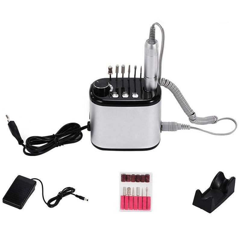45000rpm velocidad ajustable de molienda de uñas, molienda de uñas, almacenamiento de energía, molienda de uñas de escritorio especial para manicuristas, transfronterizos