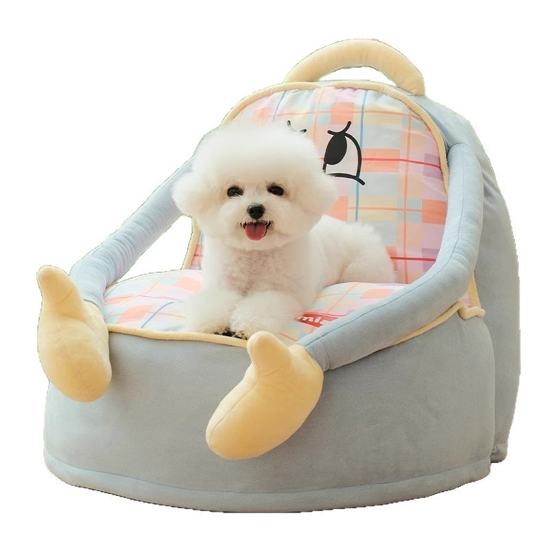 オールシーズン対応の犬小屋、小型犬用ドッグベッド、取り外して洗える夏用新型ペットソファ、ビションテディキャットハウス|undefined