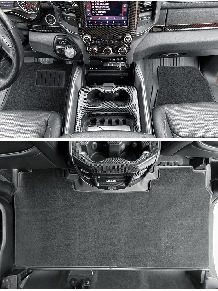 Suitable for 19-24 Dodge Ram 1500 Car Floor Mats Waterproof and Fully Environmentally Friendly Tpe Floor Mats