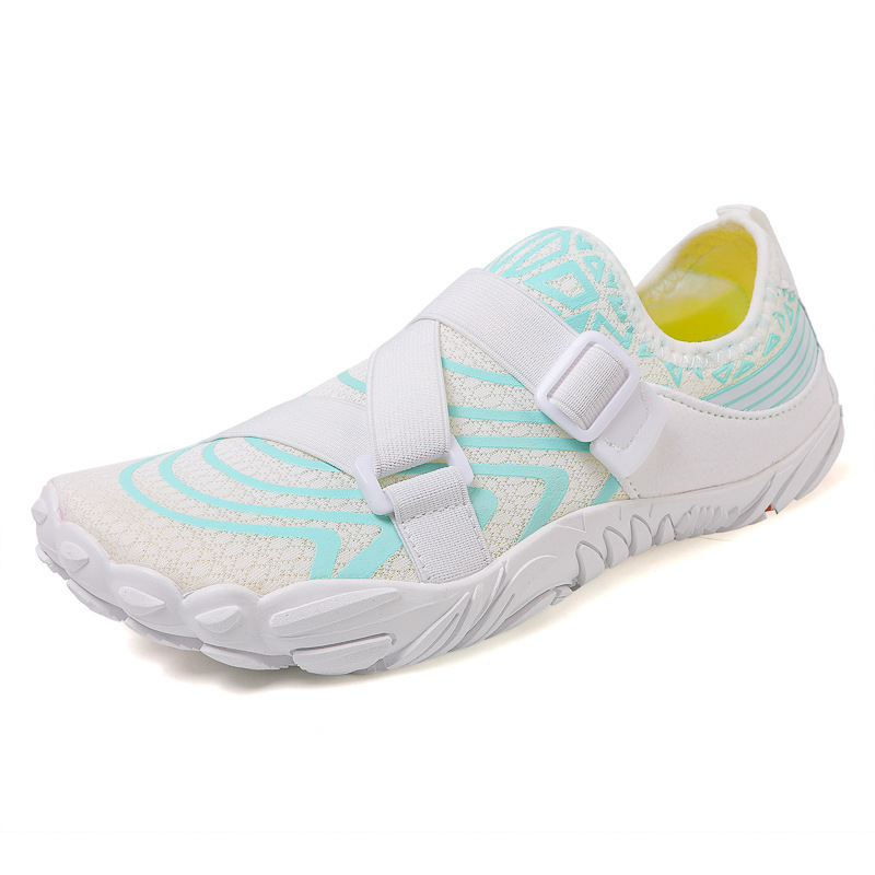 Nuevos zapatos multicolores de cinco dedos, zapatos de natación multifuncionales, zapatos para nadar, zapatos de entrenamiento de yoga para parejas, zapatos de entrenamiento de yoga para interiores