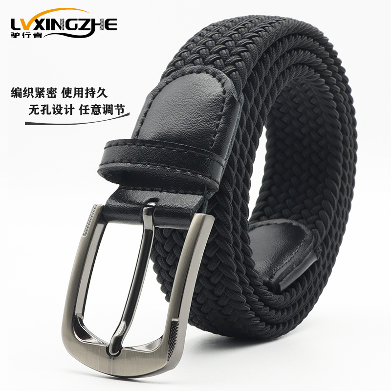 men's woven fashionable universal casual belt