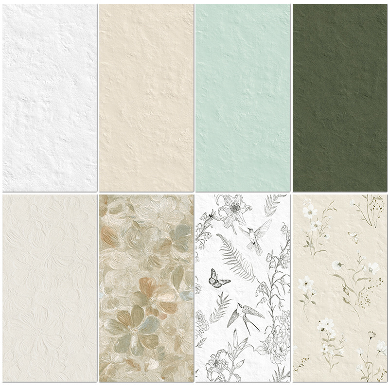 全瓷浮雕质感砖400x800厨房卫生间复古墙砖民宿餐厅玄关背景墙砖