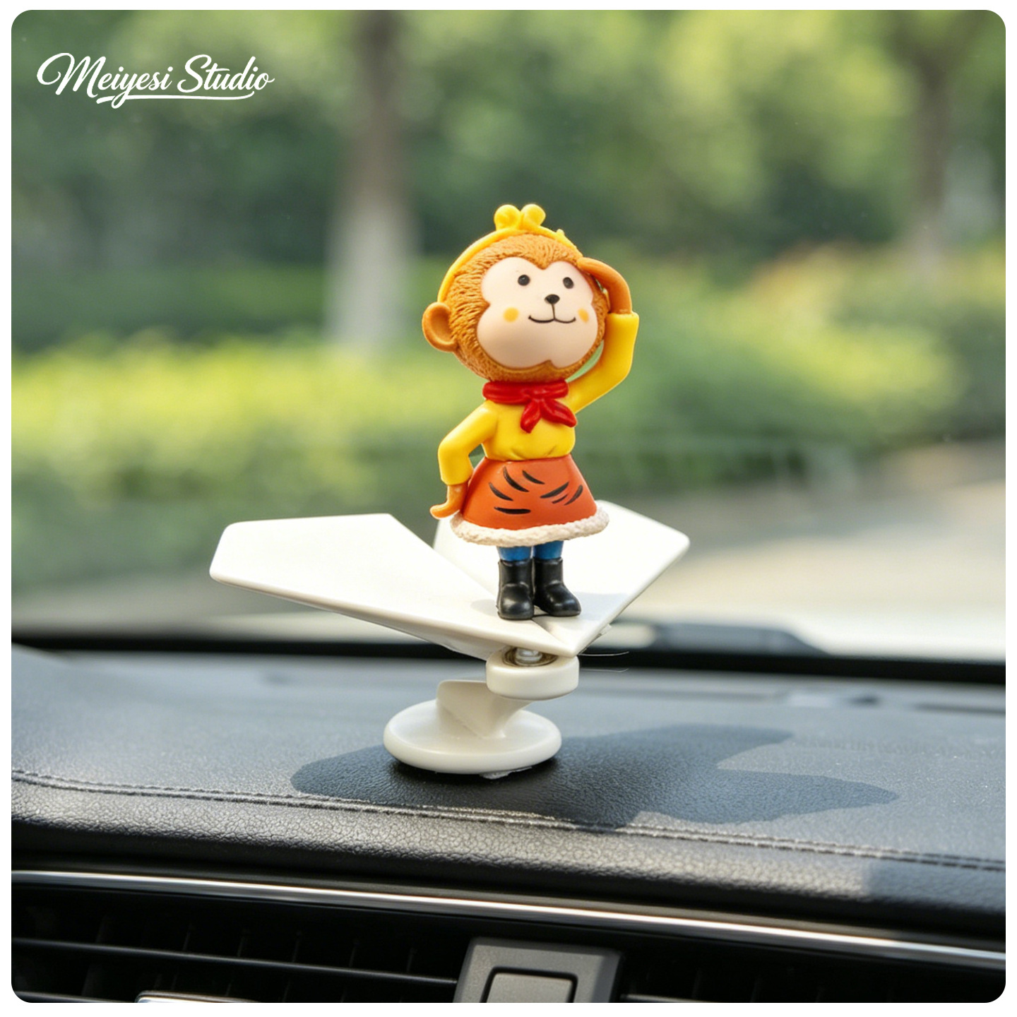 Crayón nuevo avión giratorio 2026 nuevo automóvil adorable joyería de dibujos animados decoración de curación descompresión