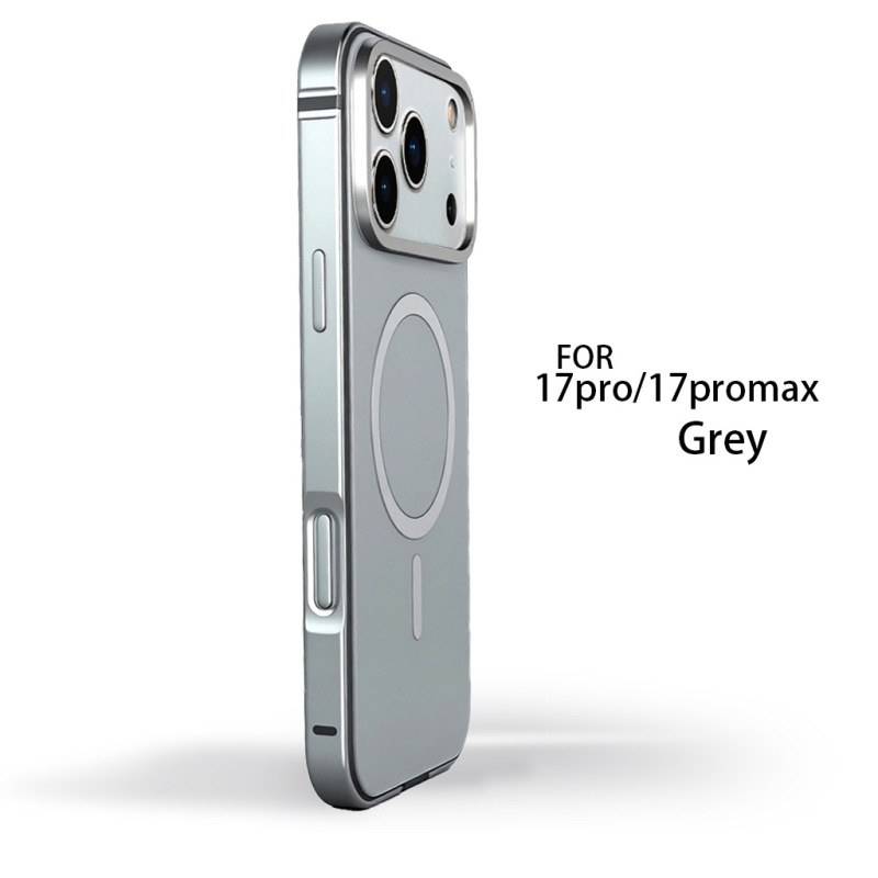爆款眼舰肤感磁吸环保护套适用iphone17 Pro手机壳17promax金属壳|undefined