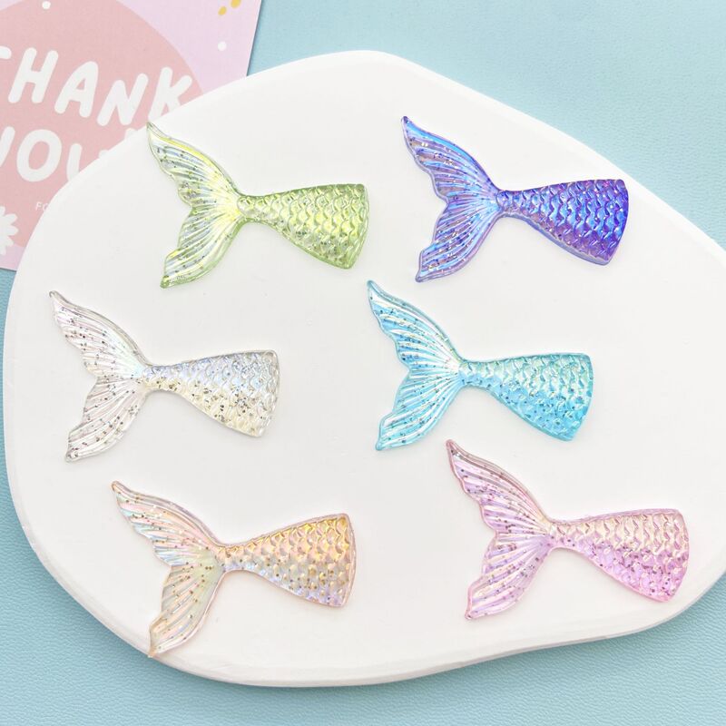 Ocean Series Transparent Fine Glitter Mermaid Tail Jewelry Accessories DIY Hair Accessories Hairpin Ingredients Ready for Sale