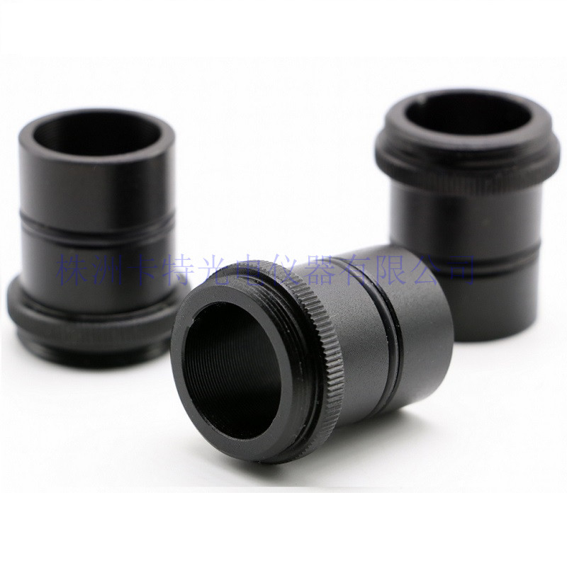 电子目镜显微镜 工业相机接口 带橡胶圈 C接口 适配器 外径23.2mm