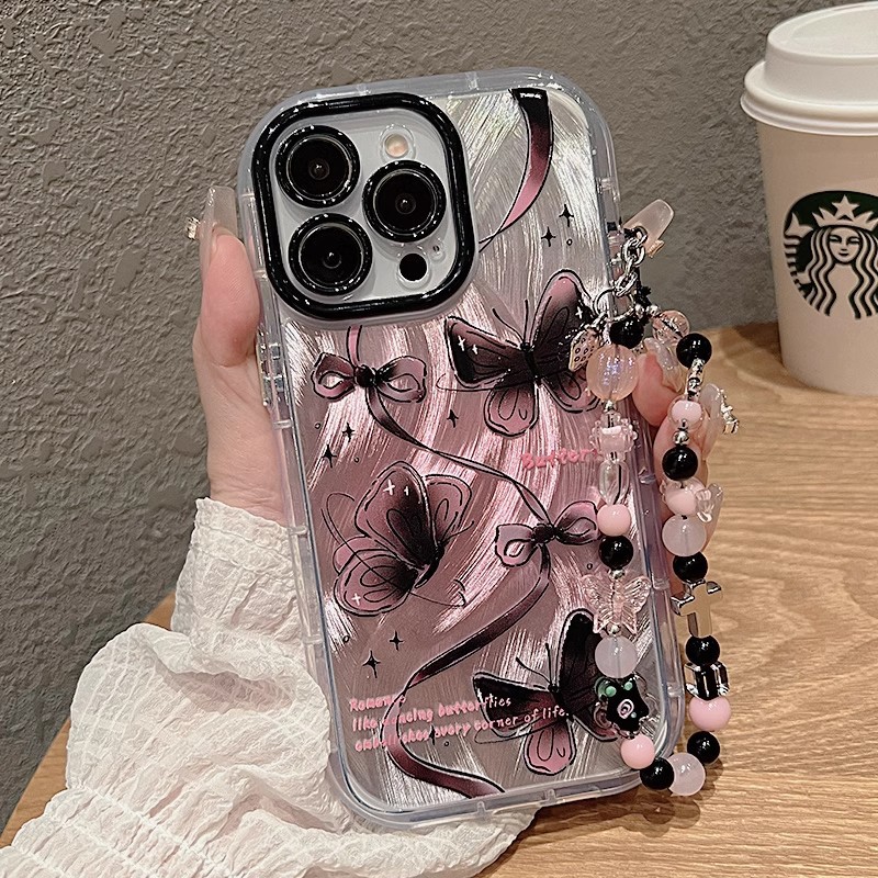 Ink Butterfly – Passende Früchte-Hülle für iPhone 16 Pro, Neue Cartoon-Hülle für iPhone 15 Pro Max, Personalisierte Hülle für iPhone 13/14/12_voghion.com