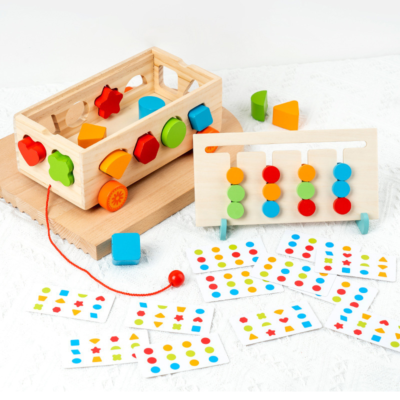 モンテッソーリ子供用フルーツノックピアノセット、ピアノピアノ、積み木、幾何学的形状トレーラー、認知分類インテリジェンスボックス|undefined
