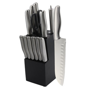 Stainless steel kitchen knife kitchen household chef knife Western steak knife bread knife cooking knife gift knife suit