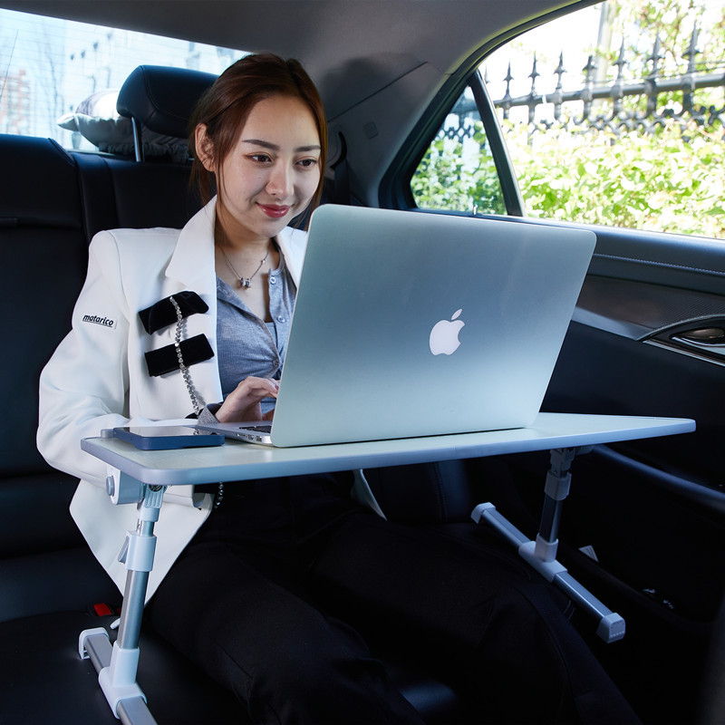 Car-Mounted Folding Small Table, Car Computer Desk, Rear Seat Writing Desk, In-Car Office Desk