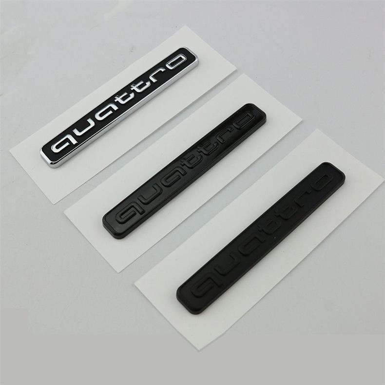 Suitable for Audi center console four-wheel drive models A3, A4, A5, A7, A6L, Q3, Q5, Q7, and quattro front and rear emblems