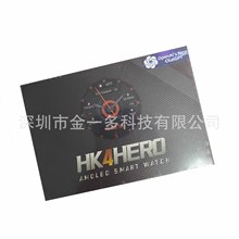 源头工厂HK4 HERO 智能手表温度计步睡眠监测蓝牙定位运动手表