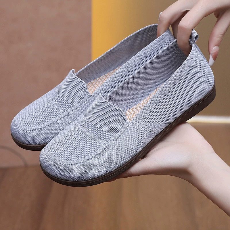Трансграничная тонкая обувь женская весна 2025 новая повседневная обувь мягкая подошва удобная обувь мама легкая женщина