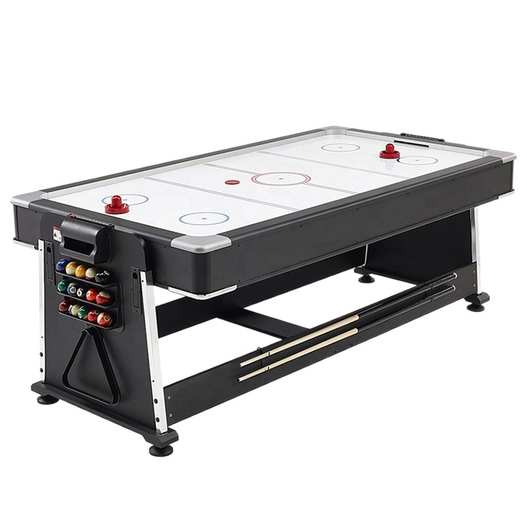 Mesa de ping-pong multifuncional 4 en 1 giratoria, mesa de billar, mesa de hockey, mesa de conferencias, venta al por mayor de fábrica