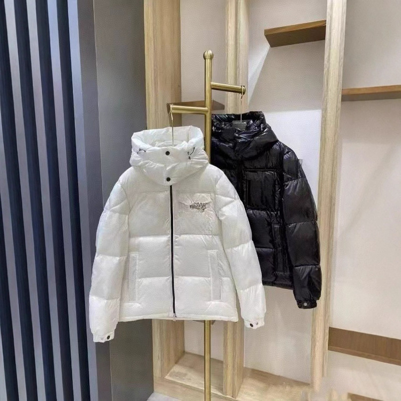 Mon Tbliand down Jacket with Three-Color Webbing and Color Strips