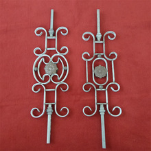 铁艺护栏装饰配件锻打楼梯花庭院大门花铸铁护栏花市政护栏配件