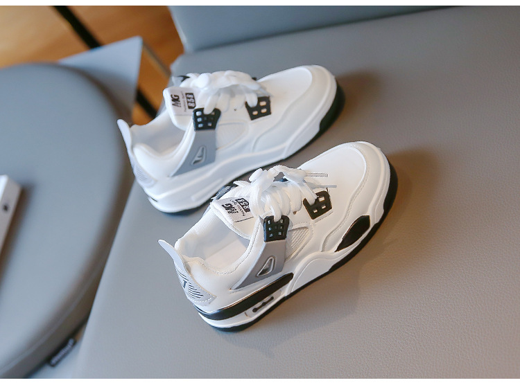 Sport 2023 Herbst Neue Koreanische Ausgabe kinder Laufschuhe Leder Modische Mittlere und Große Jungen_voghion.com