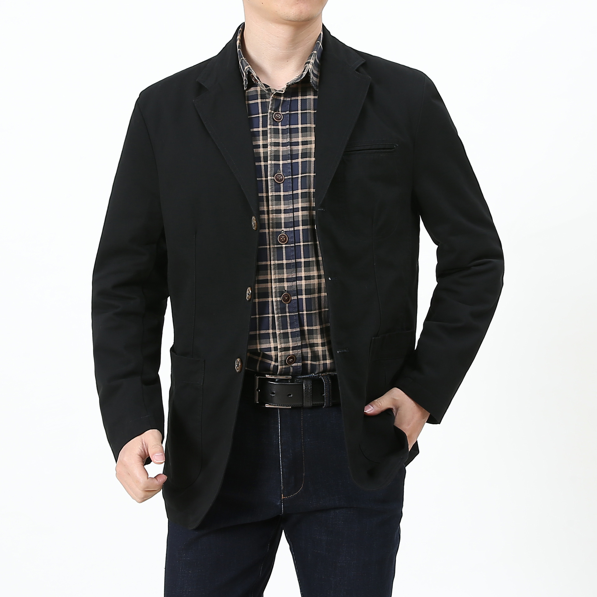 Autumn casual trend spring men's universal classic suit jacket
