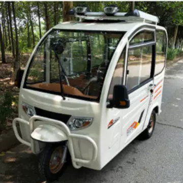 全封闭成人电动三轮车载客电瓶车家用接送孩子代步车新能源篷车