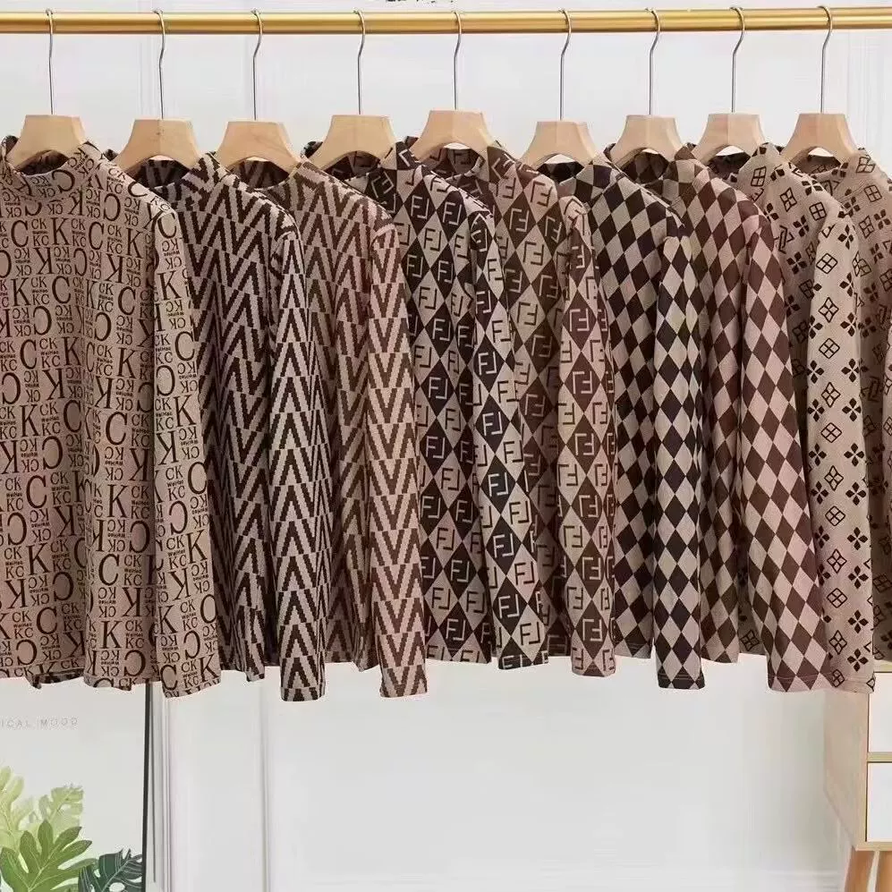 Самонагревающаяся бархатная модная одежда в американском стиле с цветочным принтом, женский осенне-зимний базовый топ, теплая футболка с длинными рукавами, воротник до локтя