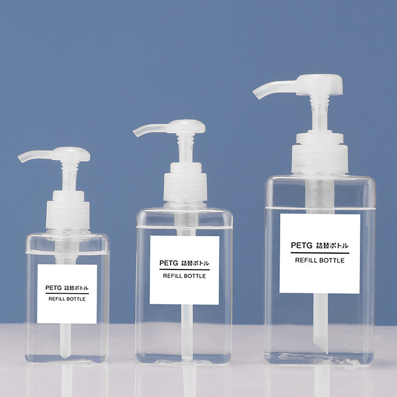 批发旅行分装瓶洗发水沐浴露分装瓶100ml450ml洗手液按压乳液瓶子|undefined