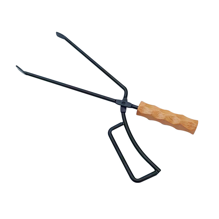 Patrón de diamante pinzas de carbono al aire libre clip de carbón de barbacoa clip de carbón quema pinzas de barbacoa clip de carbono pico de pato pinzas ardientes