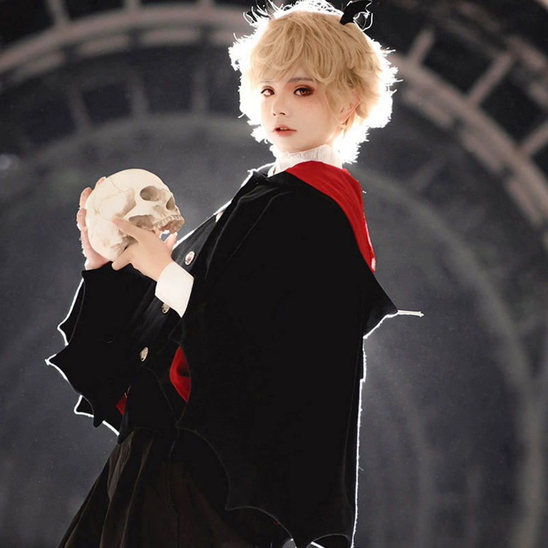 Новый стиль спот Хэллоуин cos вечеринка вампир летучая мышь плащ длинный плащ