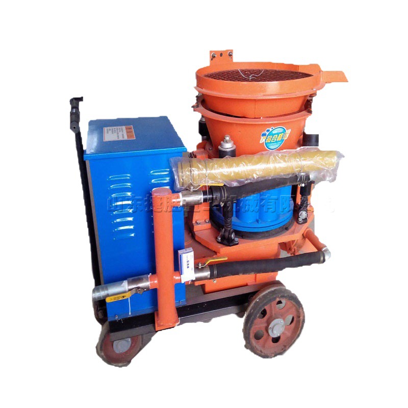 máquina de concreto de construcción de ingeniería máquina de chorro de concreto de pavimento municipal máquina de pulverización de material de alcantarilla de túnel