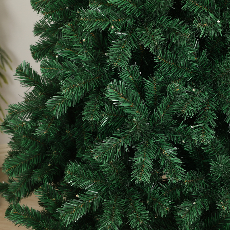 Amazon venta caliente LED ligado luz árbol de Navidad cálido blanco iluminación de color árbol automático cifrado árbol de Navidad PVC verde image 3