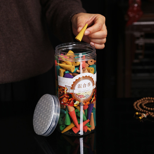 New extended cone reverse flow incense with 30-minute floral rose mixed reverse flow cone large bucket incense for indoor aromatherapy