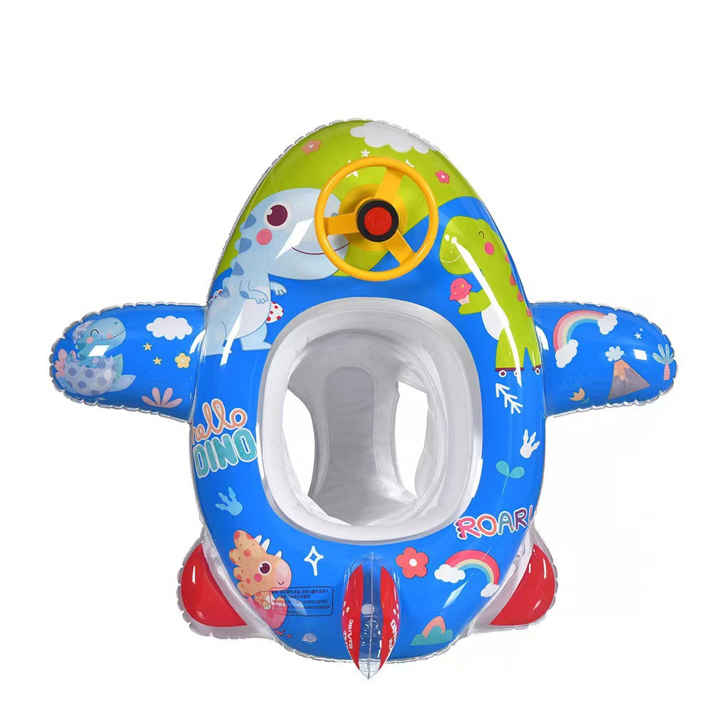 Flotador con Volante Infantil de 1 a 3 Años de PVC Ecológico, Inflable y Antivuelco para Piscina