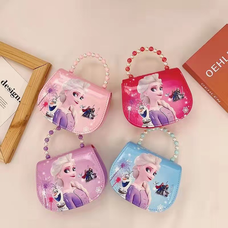 2024 nuevo bolso de hombro de hielo y nieve para niños de moda princesita salvaje fuera de la tendencia Aisha bolso de mensajero portátil lote