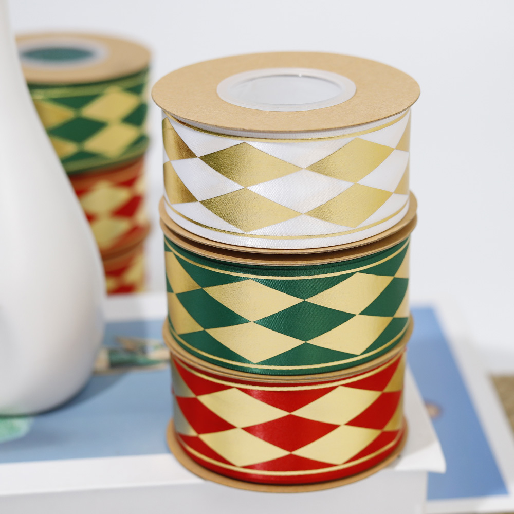 厦门厂家供应印刷烫金丝带 烫金双金线丝带 绸带丝带烫金LOGO