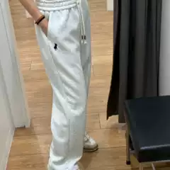 Autumn 2025 New Pony Sweatpants Embroidered Trousers Loose Casual Handsome Sweatpants Versatile for Men and Women