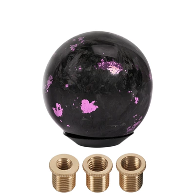 Transmission Shift Handle Stick Head Cab and accessories - sfn165-round-purple